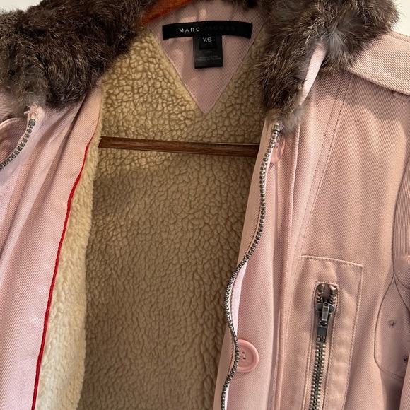 MARC JACOBS FUR HOOD COAT - Picture 7 of 10